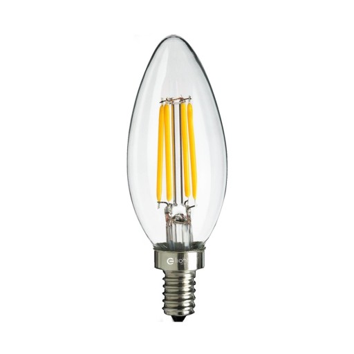LED žiarovka 5W C35 E14 2700K EKZF9137