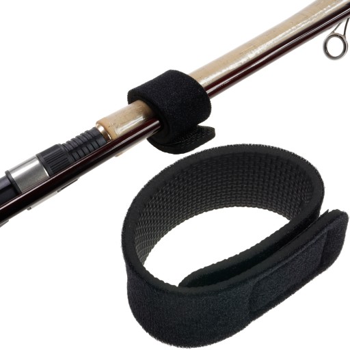 Neoprénový pásik na suchý zips 24 cm na pripevnenie udice k podpere sedlovky