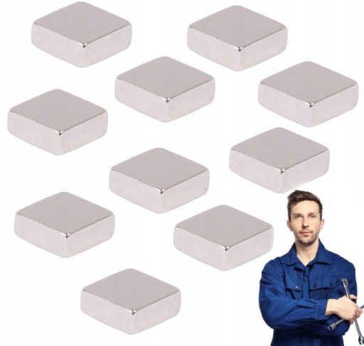 NEODYMOVÝ MAGNET 5x5x2 mm 10 kusov
