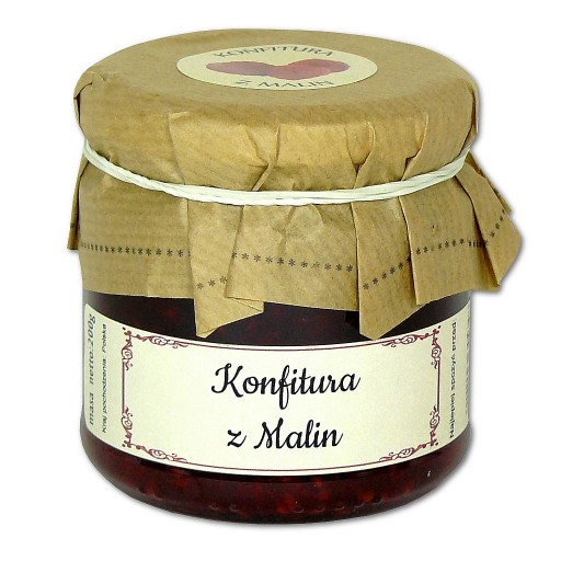 Darčeková sada MALINOVÝ DŽEM 200g + ČAJ