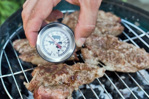 ANALOGOVÝ TEPLOMER pre udiarenský gril Steak gril
