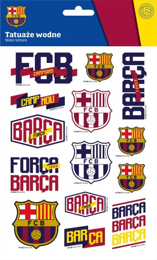 VODNÉ TETOVANIE FC-203 FC BARCELONA BARCA