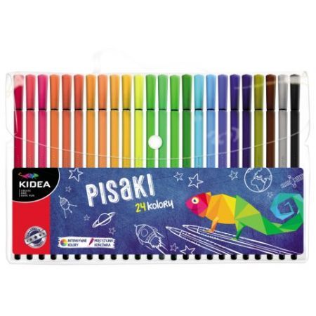 FILTRAČNÉ PERÁ V PÚZRIKU - 24 farieb + omaľovánka