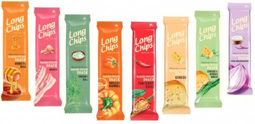 Long Chips morská soľ s octom 75 g