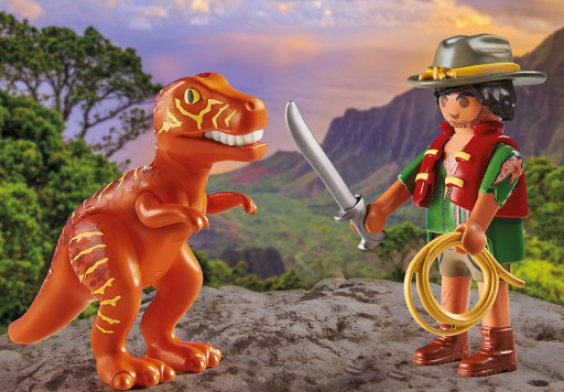 PLAYMOBIL T-REX A DINO HUNTER DUOPACK 71206