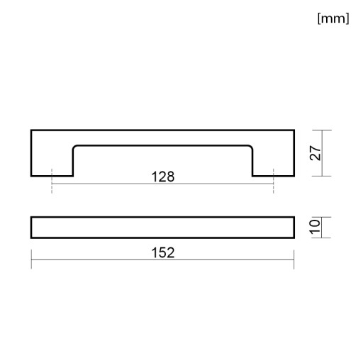 ÚCHYTKA NÁBYTKU KUCHYŇSKÁ SKRIŇKA ÚCHYTKA ZÁSUVKA ÚCHYTKA CHróm 128MM