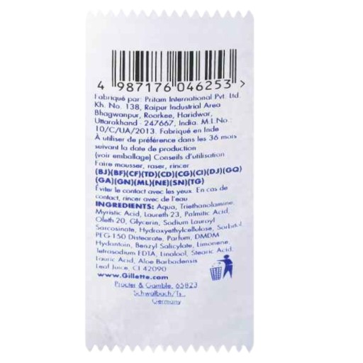 GILLETTE TRAVEL GÉL NA HOLENIE PRE RUKY NA LETISKO NA LETISKO 3,95 ml