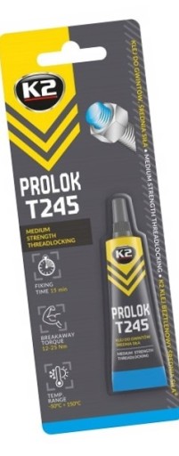K2 PROLOK MEDIUM 6ML LEPIDLO NA Skrutkovanie, STRED