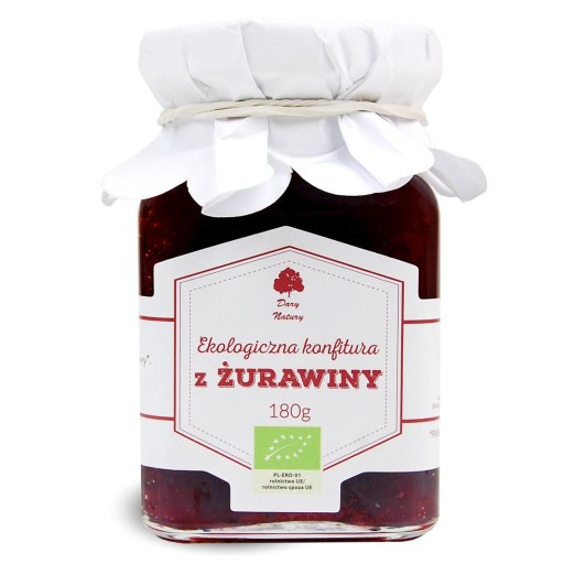 BIO BRUSNICOVÝ DŽEM 180 g - DARY NATURY