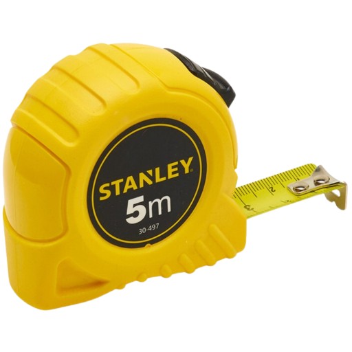 STANLEY METAL ROLAČENIE 5M 19MM ŽLTÉ PRE PRÁCU