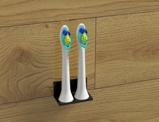 Stojan na 2 hroty pre PHILIPS Sonicare -BLACK