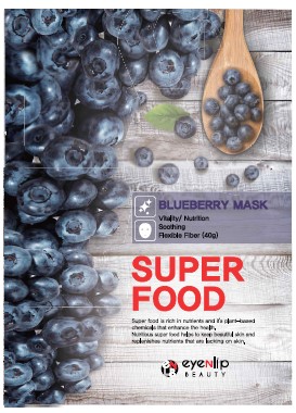 Plechová maska - Superfood maska - Čučoriedka 30g