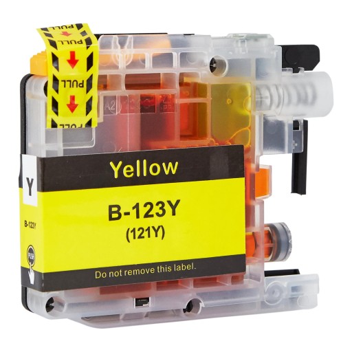 Atrament pre Brother LC123 LC123XL J132W DCP-J152W DCP-J552DW DCP-J752DW žltý