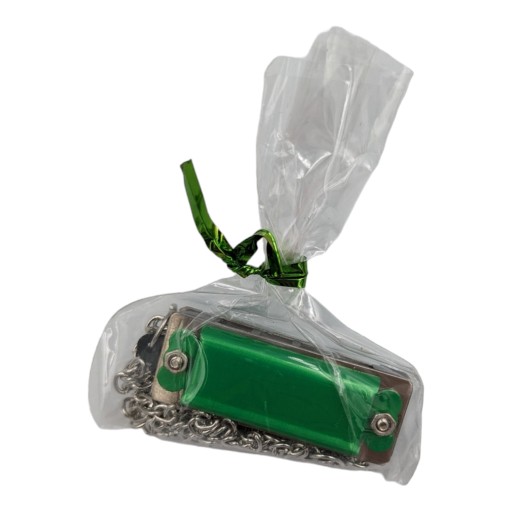 MINI zelená ústna harmonika, mikro malý organ
