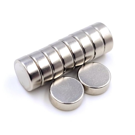 VALEC NEODYMOVÝ MAGNET 8x3 mm SILNÝ, okrúhly, kotúčový, HUNTER - 10 KS