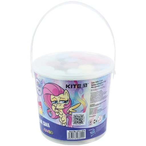 Farebná chodníková krieda na školskú tabuľu, 15 kusov, Kite My Little Pony