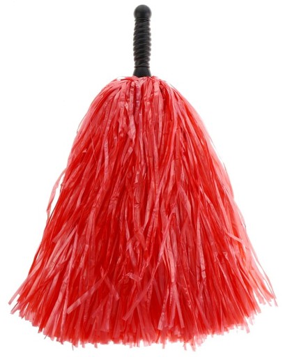 DANCER CHEERLEADER FAN RED POMPON