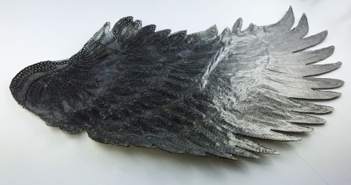 Termo nášivka Flitre Gold Wings VEĽKÁ 34cm