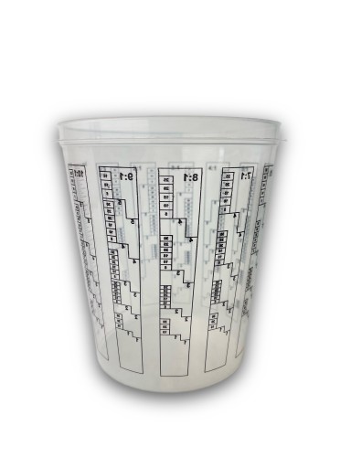HRNČEK NA FARBU S STUPŇOU 2300 ml na laky a živice x 3 ks