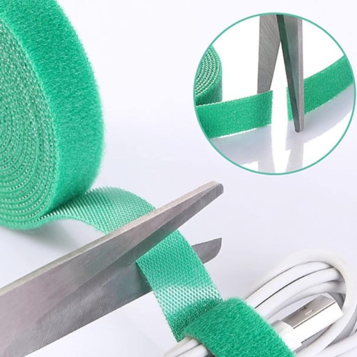 VELCRO PÁSKA VELCRO BAND ORGANIZÁTOR KÁBLOV NA REZANIE - 5 METROV