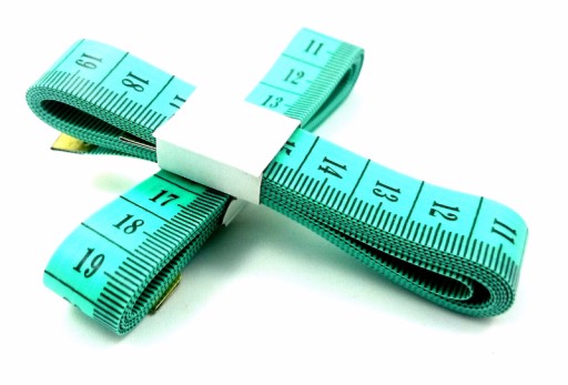 Tradičný krajčírsky meter, 150 cm, zelený
