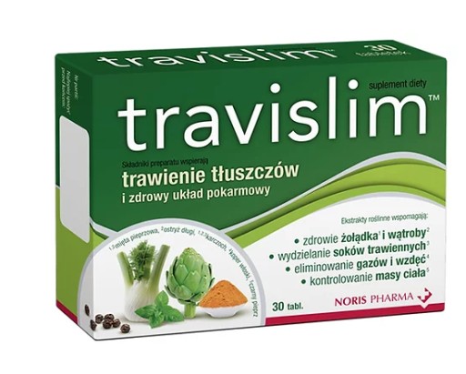 TRAVISLIM trávenie tukov a kontrola hmotnosti