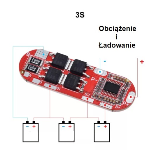 Balancer Li-Ion nabíjačka BMS 25A 3S