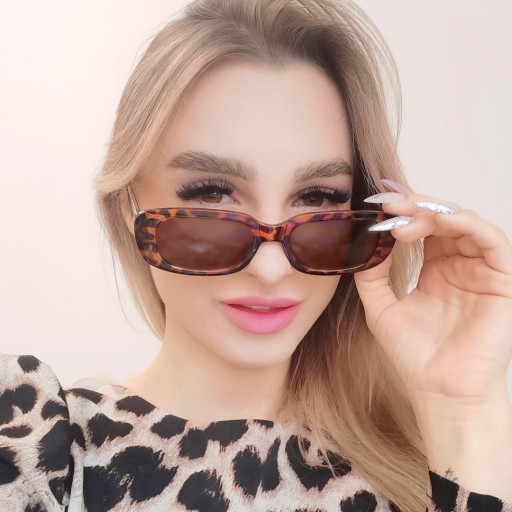 Dámske retro SLNEČNÉ OKULIARE OBDŽNÍKA