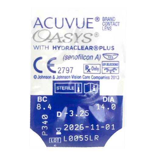 Šošovky Acuvue Oasys 1 ks J&J