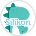 Canpol silikónové detské hryzátko DINOSAUR