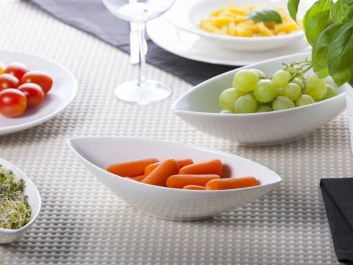 Porcelánová šalátová misa v tvare člna Altom Design Regular 19 cm