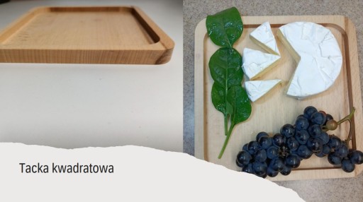 Drevený rám, podstavec, pocitová cesta, štvorec, 19 cm