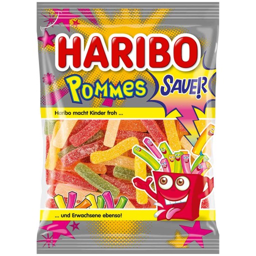 Želé fazuľky v tvare hranolčekov Haribo 175 g