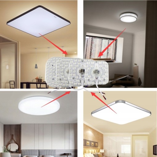 Vymeniteľná modulová vložka pre 24W 230V LED stropné svietidlo neutrálnej farby s magnetom