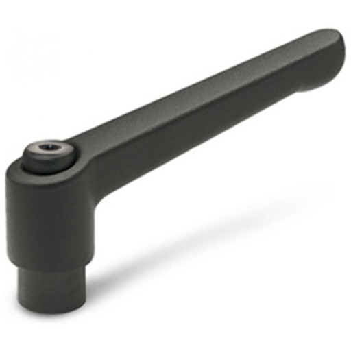 KĽÚČKA PÁKA 30mm OTVOR M4 MAT ČIERNA