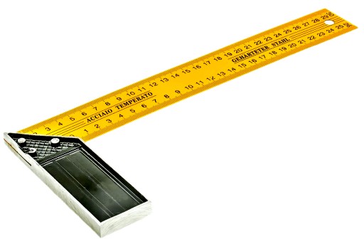 TESÁRSKY ŠTVOREC 300 MM KOVOVÝ ROZMER