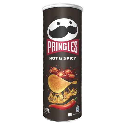 PRINGLES HOT&SPICY CHIPS 165G
