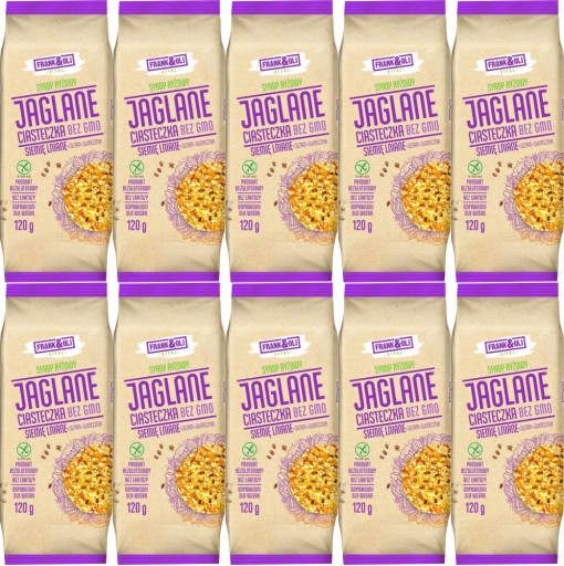 Jáhlové sušienky ľanové / slnečnicové 120g