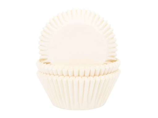 Košíčky na muffiny - biele, 50 ks.
