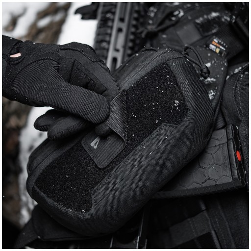 Náplasť Emblem AR-15 223/5,56 laserom rezaná čierna/sivá M-Tac