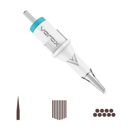 Vertix Pico 9CM 0,25mm LT 1ks # PMU VP 9Magnum Curved ,25 Dlhá kazeta