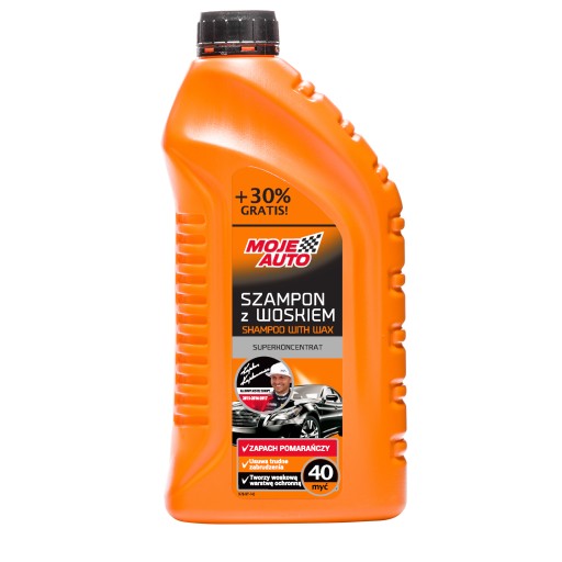 MY AUTO AUTOŠAMPÓN S VOSKOM 1300ML + ŠPONG