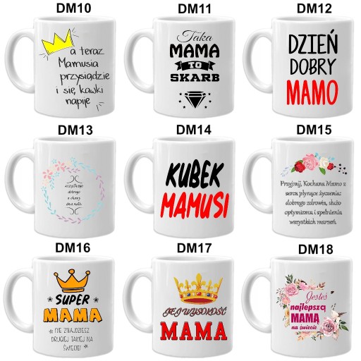 Hrnček s potlačou, darček ku Dňu matiek pre mamu, rôzne prevedenia