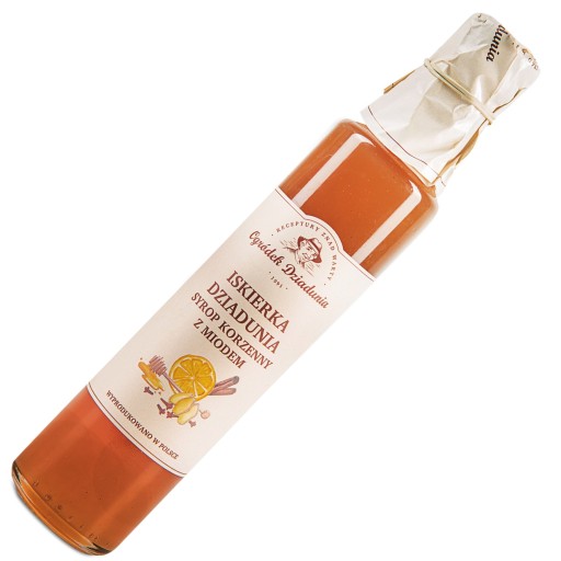 Pikantný sirup s medovou iskrou 315 g škorice