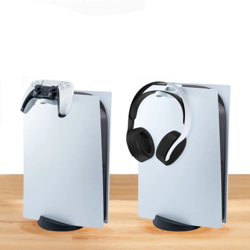 Stojan IRIS, polica na podložky, vešiak na slúchadlá pre konzoly PS5 a PS5 Slim