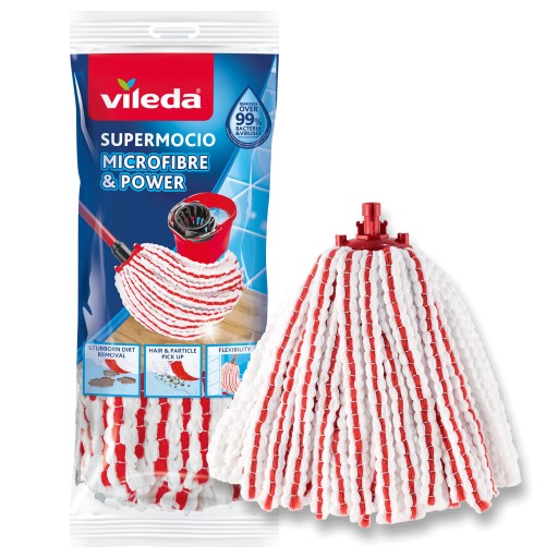Vložka do mopu z mikrovlákna a napájacej struny VILEDA