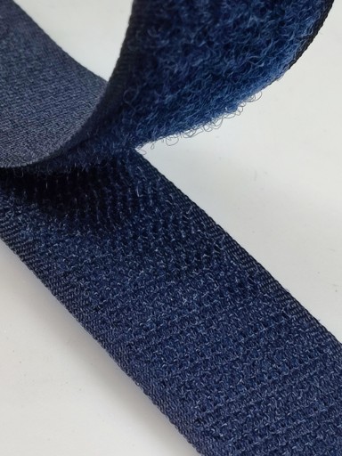 Páska na suchý zips 30 mm NAVY BLUE 1 METER sada