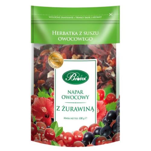 BiFix Ovocný nálev s brusnicami, 100g