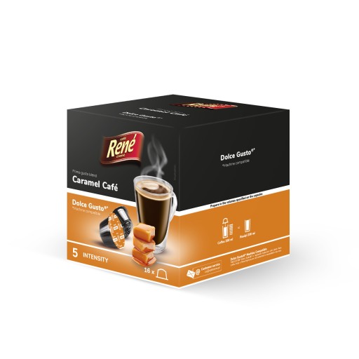 René GRANDE CARAMEL kapsule / KARAMELOVÁ KÁVA pre Dolce Gusto 16 ks