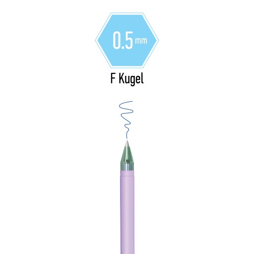 Berlingo stierateľné pero, modré, 1+2 ks